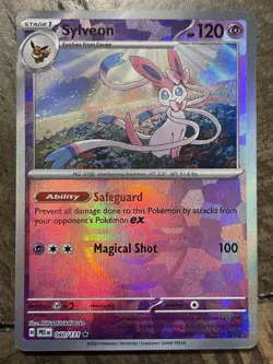 Pokemon TCG Sylveon (Poke Ball Pattern) 40/131 SV: Prismatic Evolutions Holo - Image 3
