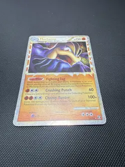 Machamp Prime 95/102 HGSS Triumphant Ultra Rare Pokemon Card HP - Image 2