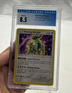 Pokemon TCG Shining Arceus #57 - 2017 Shining Legends HOLO CGC 8.5 NEAR MINT - Image 1