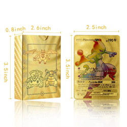 Pokemon Gold Foil Rainbow GX Vmax EX - MULTI PACK 55pcs - Novelty Item - Image 3