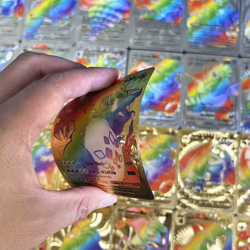 Pokemon Gold Foil Rainbow GX Vmax EX - MULTI PACK 55pcs - Novelty Item - Image 4