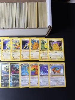 Huge Collection Bulk Lot of 600+ Pokemon Cards Mixed WOTC-XY Vintage HP-DAMAGED - Image 3