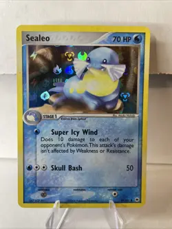 Pokemon TCG EX Hidden Legends Sealeo 47/101 Reverse Holo Uncommon LP - Image 1