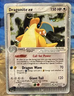 Dragonite ex 2003 Pokemon Ex Dragon 90/97 Ultra Rare Moderate Play - Image 1