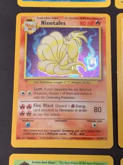 Vintage Holo Rare Pokemon Cards WOTC 1999 Base Set, Jungle, Fossil MP/HP Raichu - Image 5