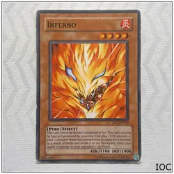 Inferno - IOC-EN019 - Common Unlimited Yugioh - Image 1