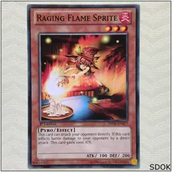 Raging Flame Sprite - SDOK-EN017 - Common 1st Edition Yugioh - Image 1