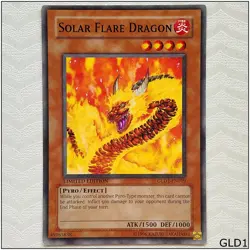 Solar Flare Dragon - GLD1-EN019 - Common Limited Edition Yugioh - Image 1
