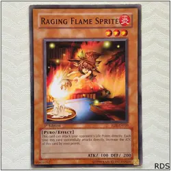 Raging Flame Sprite - RDS-EN020 - Common 1st Edition Yugioh - Image 1