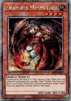 Yugioh Traptrix Myrmeleo RA04-EN210 1st Edition Platinum Secret Rare NM - Image 1