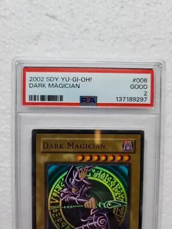 DARK MAGICIAN 2002 SDY-006 YU-GI-OH! HOLO PSA 2 - Image 3