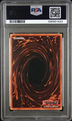 2003 YU-GI-OH! STARTER DECK: JOEY #001 RED-EYES B. DRAGON PSA 4 - Image 2