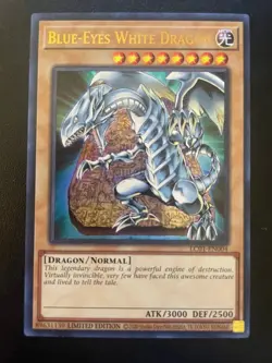 Yugioh Blue-Eyes White Dragon LC01-EN004 Limited Edition NM - Image 1