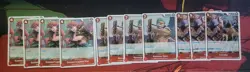 One Piece - OP14 The Azure Sea's Seven x11 Holo Rare (RED) Lot English - Image 1