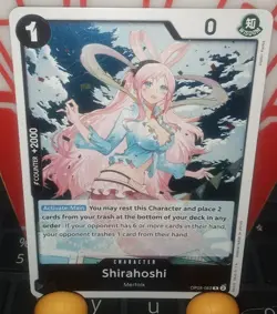 Shirahoshi OP05-082 R Awakening of the New Era ONE PIECE Tcg Black English Foil - Image 1