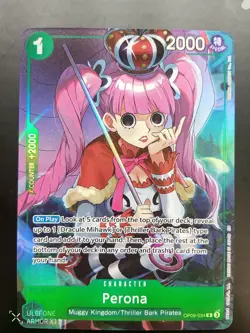 Perona (Illustration Box Vol.4) OP09-034 One Piece Promotion Cards Foil NM/M - Image 1