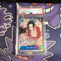 2025 ONE PIECE PROMOS ILLUSTRATION BOX VOL.1 #004 BOA HANCOCK PSA 10 - Image 1