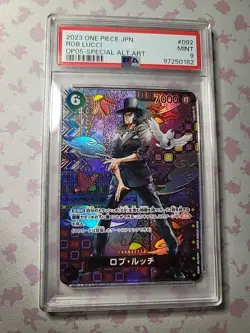 PSA 10 GEM MINT JAPANESE ONE PIECE 2023 ROB LUCCI OP03-092 SPECIAL ALT ART - Image 1