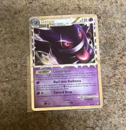 Gengar 94/102 Triumphant Holo MP Pokemon TCG Card - Image 1