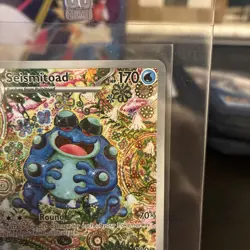 Seismitoad 105/086 Illustration Rare Sv: Black Bolt Pokemon Card English NM - Image 2