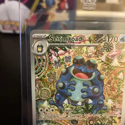 Seismitoad 105/086 Illustration Rare Sv: Black Bolt Pokemon Card English NM - Image 3