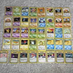 Pokemon Cards TCG Base Set Two Lot 40 Various Cards - Image 1