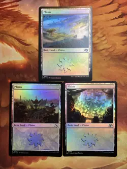 MTG 15 x Foil Basic Land Card Lot Aetherdrift Near-Mint!! - Image 2