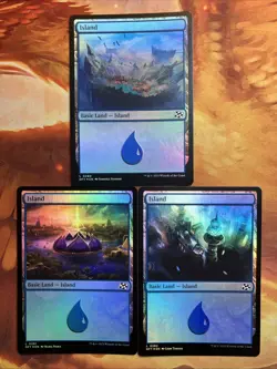 MTG 15 x Foil Basic Land Card Lot Aetherdrift Near-Mint!! - Image 3