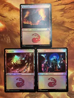 MTG 15 x Foil Basic Land Card Lot Aetherdrift Near-Mint!! - Image 5