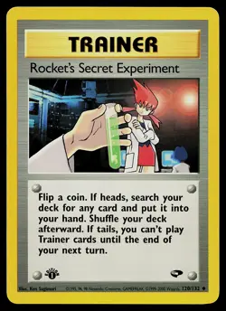 Pokemon Card - Rocket's Secret Experiment Gym Challenge 120/132 1st Edition - Image 1