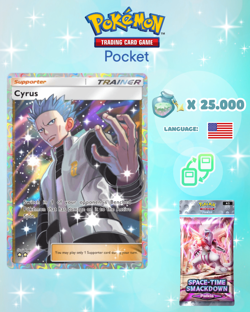 Pokemon TCG Pocket - Cyrus Full Art Card (English) - Image 1