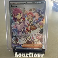 Pokemon TCG S&V Trainer Card Lacey 172/142 Special Illustration Rare - Image 1