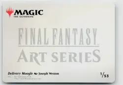 MTG Final Fantasy Art Series Delivery Moogle x1 NM Art Card - Image 2