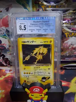 Rocket's Zapdos No. 145 Holo Rare Gym Challenge 1999 Japanese Pokemon Card NM - Image 1