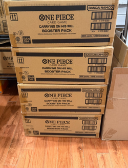 One Piece Card Game OP-13 Carrying On His Will Booster Box Case Sealed - Image 1