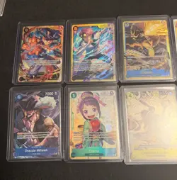 One piece tcg Sec & alt art lot 10 cards total All NM! Luffy - Image 2
