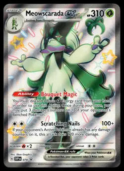 Meowscarada ex - 078 SV: Scarlet & Violet Promo Cards Holo Pokemon Card - Image 1