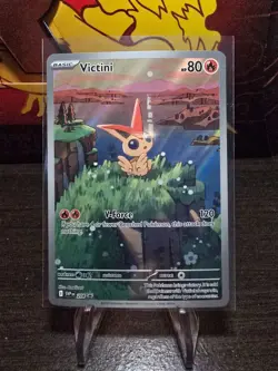 [NM] *REG SIZED/NON-JUMBO* Victini 208 Sv: Scarlet & Violet Promo Cards Holo - Image 1