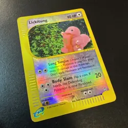 Lickitung 90/147 E-Series Aquapolis 2002 Reverse-Holo Card MP - Image 2