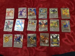 Charizard Gold Foil Card Lot (10x Charizard) Pikachu, Mewtwo - 17 Cards Brandnew - Image 1
