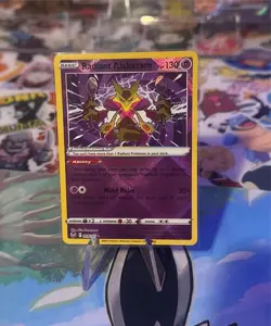 Radiant Alakazam 059/195 Silver Tempest Holo Rare Pokemon TCG Card NM - Image 1