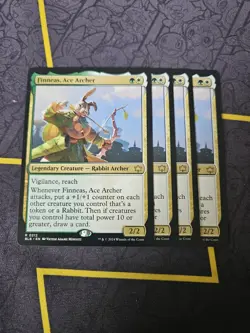4x Finneas, Ace Archer - Rare - Bloomburrow - Magic The Gathering - Image 1