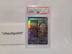MTG Final Fantasy Summon Knights of Round #0359 Woodblock Borderless Foil PSA 10 - Image 3