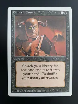 MTG | 1x Demonic Tutor | Revised Edition | Magic The Gathering | *Kult - Image 1