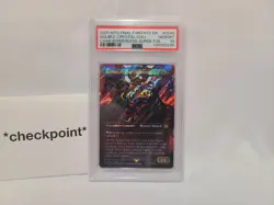 MTG FINAL FANTASY BORDERLESS-SURGE FOIL GOLBEZ CRYSTAL COLLECTOR #0540 PSA 10 - Image 1