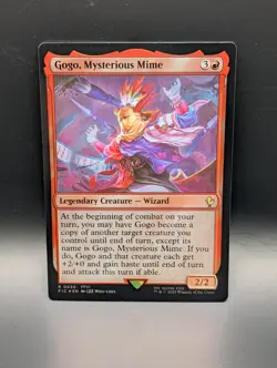 MTG - Gogo, Mysterious Mime - SURGE FOIL - Legendary Creature - FIC 56 - NM - Image 1