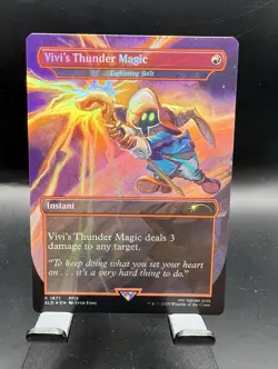Vivi’s Thunder Magic R 1871 Instant Final Fantasy Mtg Near Mint Foil - Image 1