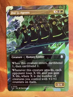 MTG Borderless Dai Li Agents & Full-Art Mountain Avatar: The Last Airbender NM!! - Image 2