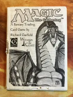 Magic The Gathering Rule Book Booklet 1994 Revised 3rd Edition Moderately Played - Image 1