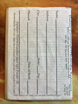 Magic The Gathering Rule Book Booklet 1994 Revised 3rd Edition Moderately Played - Image 2